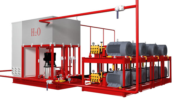 高压细水雾灭火装置泵组如何安装